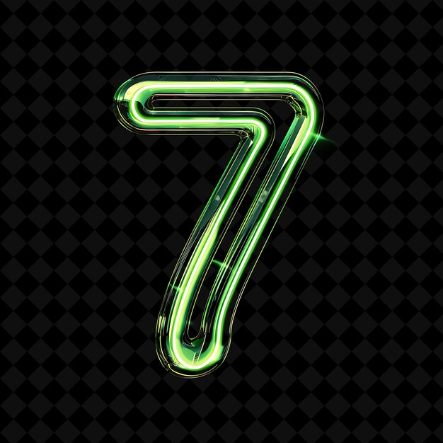 Neon Alphabet and Numbers PNG Collection Glowing Typography Design Element for Modern Graphic Art