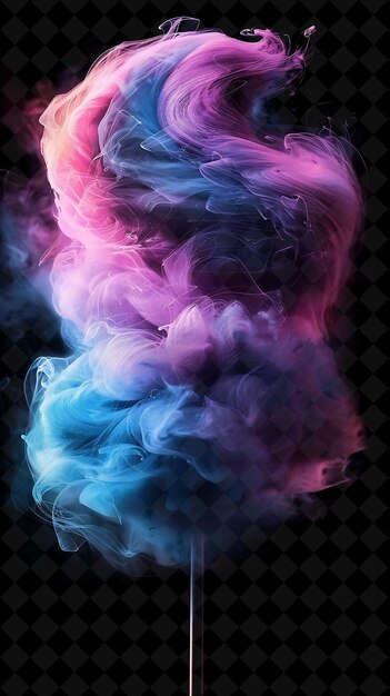 Neon Cotton Candy Created With Wispy Cotton Candy Swirls Eth Neon Color Food Drink Y2K Collection