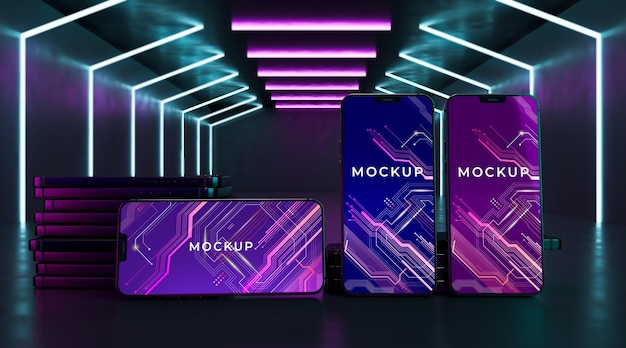 Neon device concept mock-up