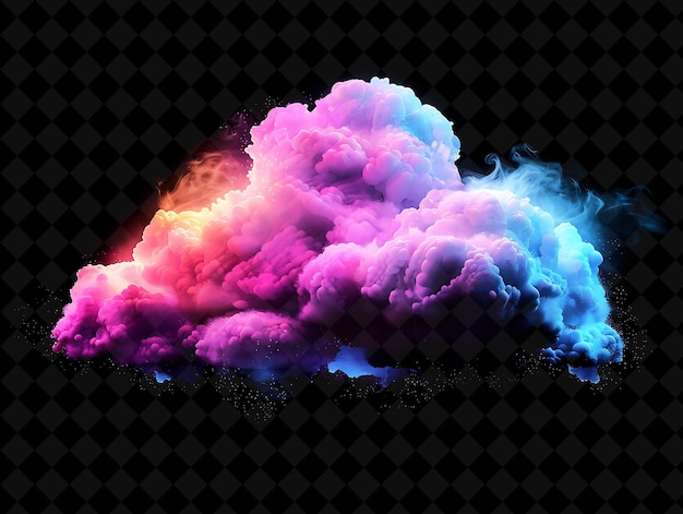 Neon Marshmallow Cloud Made With Fluffy Marshmallow Fragment Neon Color Food Drink Y2K Collection