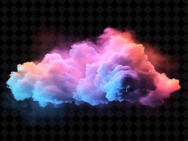 Neon Marshmallow Cloud Made With Fluffy Marshmallow Fragment Neon Color Food Drink Y2K Collection