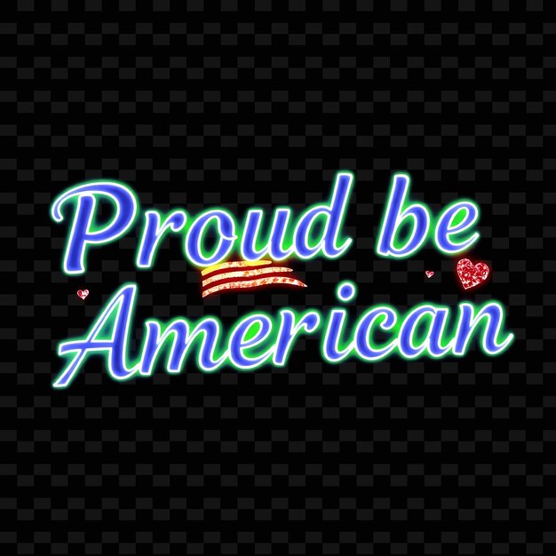 a neon sign that says be american on it