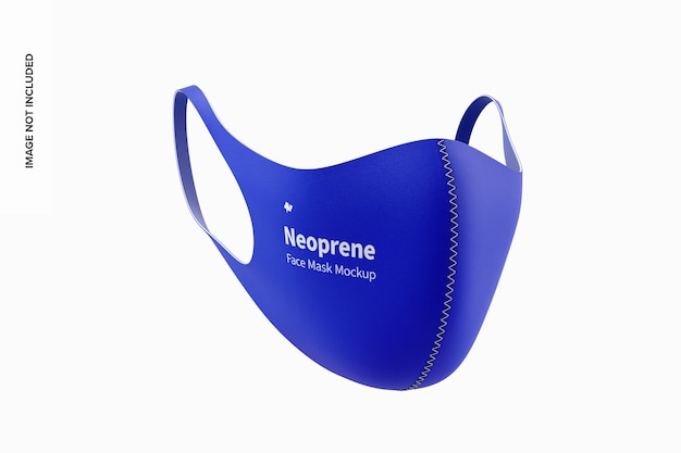 Neoprene Guard Face Mask Mockup