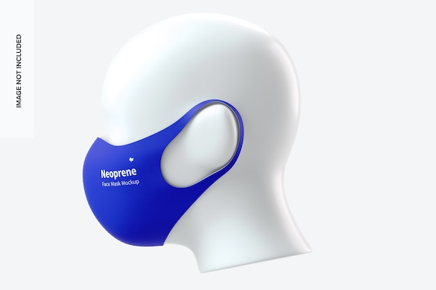 Neoprene Guard Face Mask Mockup