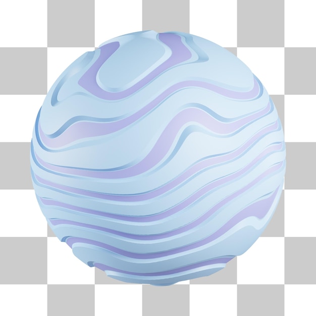 Neptune Planet 3D Icon