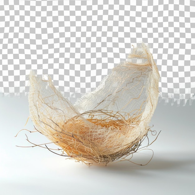 PSD a net with a white net on it is shown with a white background