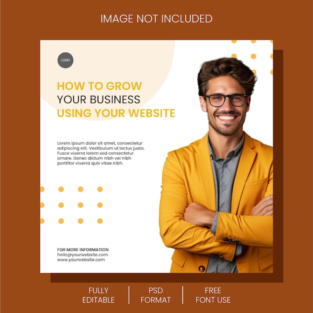 New Creative Digital design agency and corporate social media post web banner template