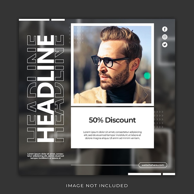 New dynamic modern fashion sale post template