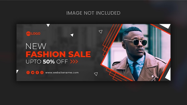 New fashion sale banner template design