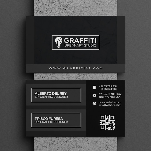 PSD new professional business card template design print ready creative business card graphics latest