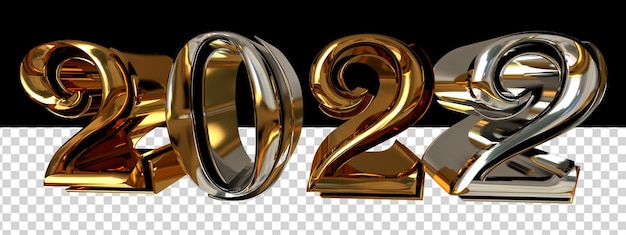 PSD new year 2022.3d number