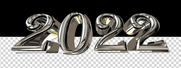 New Year 2022.3d number