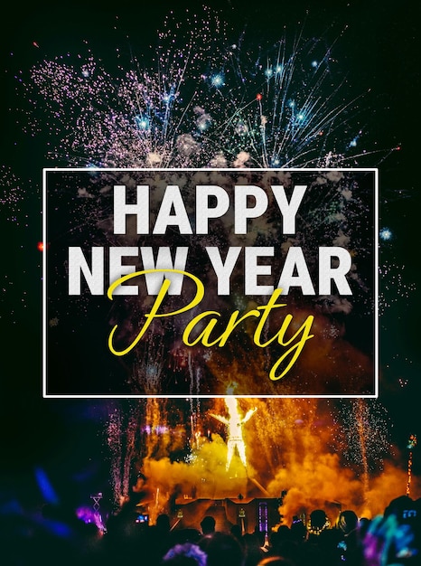 New Year Party Font Style