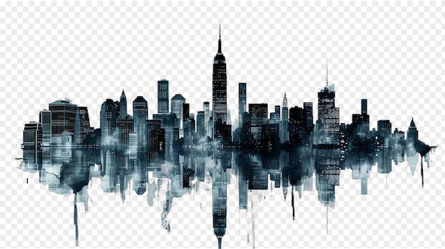 PSD new york city city skyline