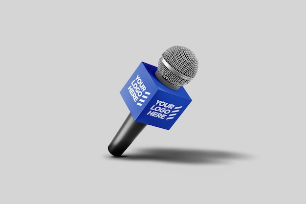 News microphone mockup