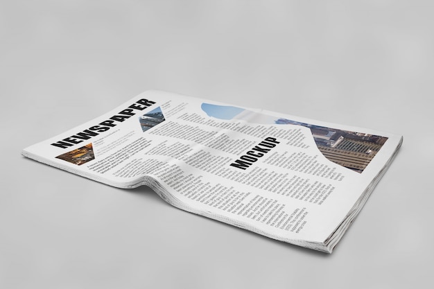 PSD newspaper mockup