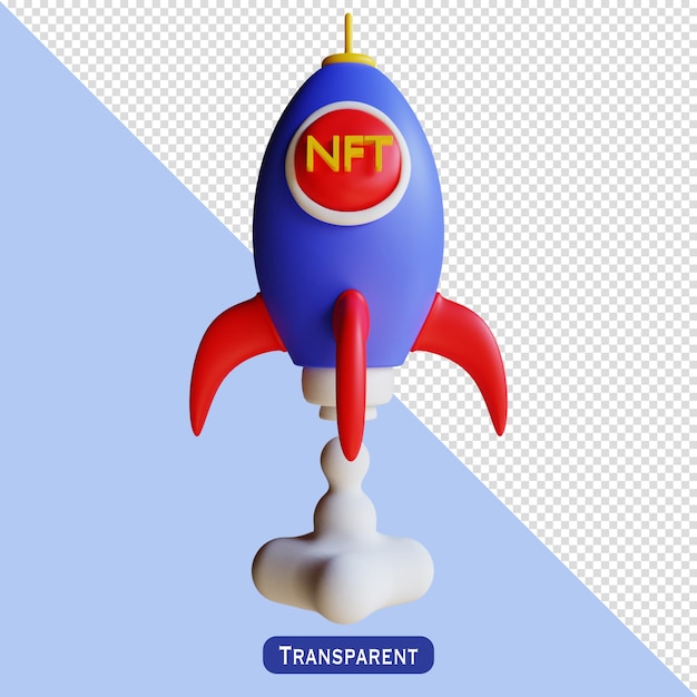 NFT Startup 3 d style