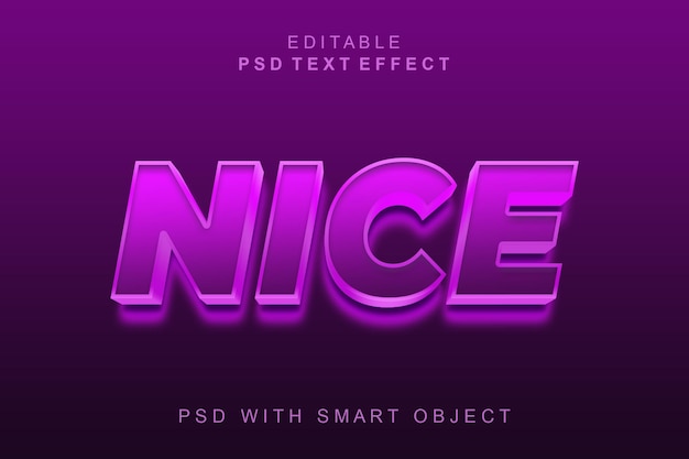 Nice 3d text effect