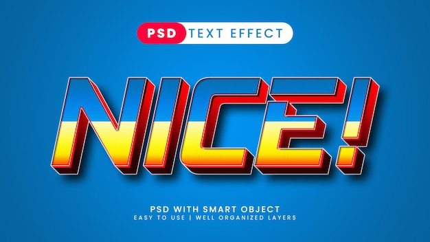 Nice cartoon text effect