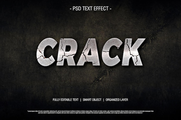 nice text effect easy editabble