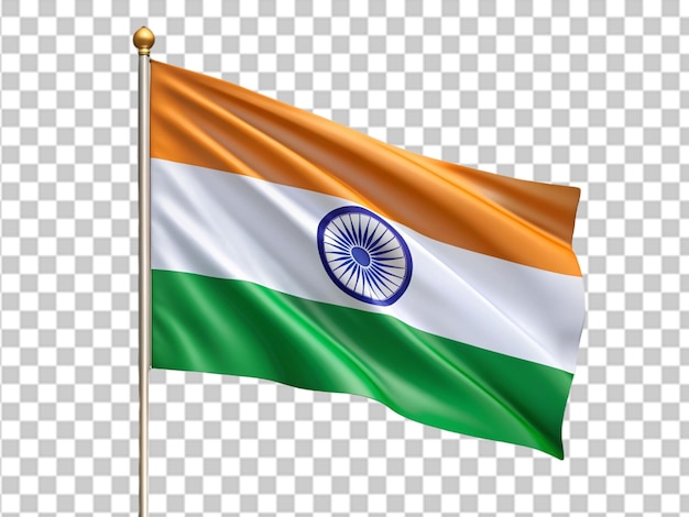 A niger flag on transparent background