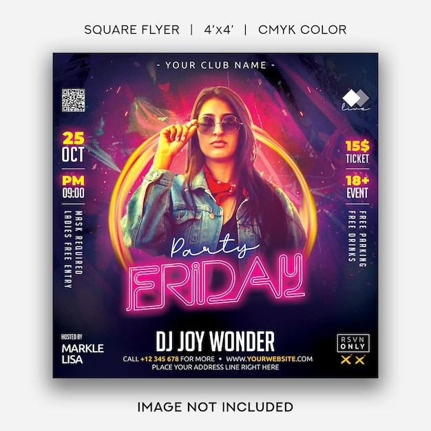 Night Club DJ Flyer Template