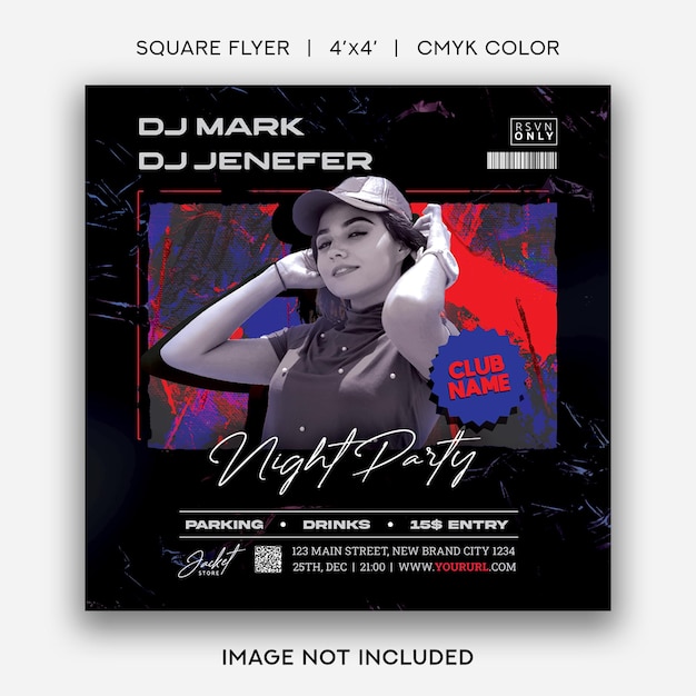 Night Club DJ Flyer Template