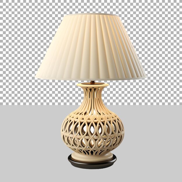 Night Table Lamp on Transparent background Ai Generated