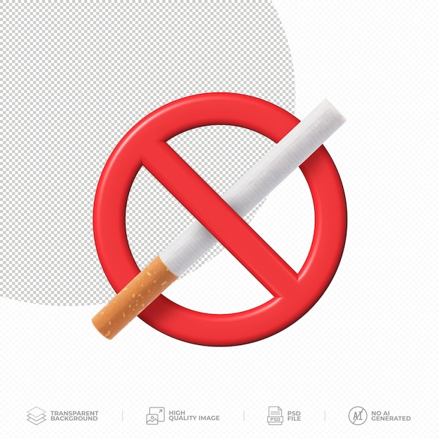 no smoking day no smoking sign on transparent background