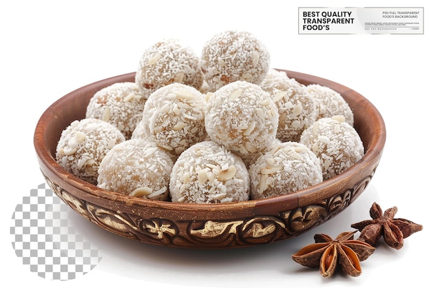 Noghai A Traditional Azerbaijani Sweet Made from Ground Hazelnuts on Transparent Background