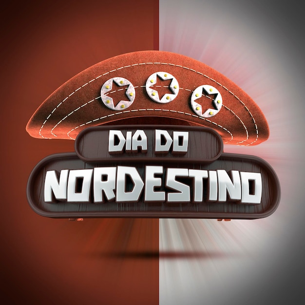 'nordestino day' 3d badge sale