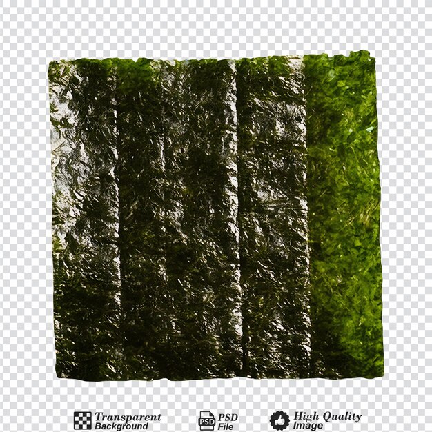 PSD nori isolated on transparent background