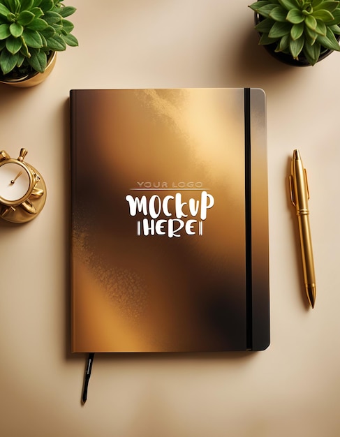 Note Book mockup template design for social media poster and banner