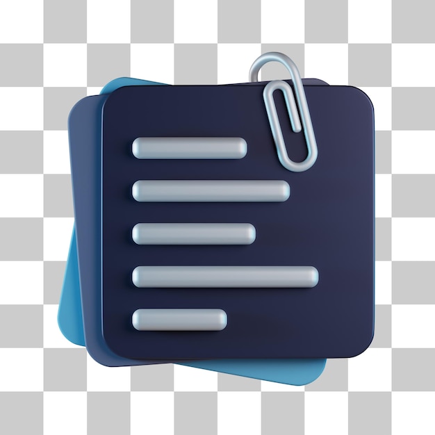 Notebook 3D Icon