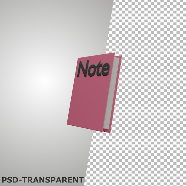 Notebook 3d icon