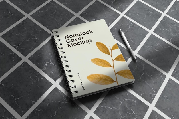 notebook mockup psd