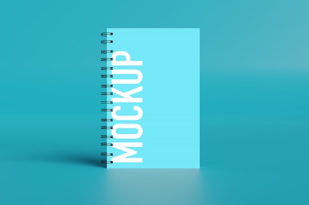 PSD notebook mockup for scene creator