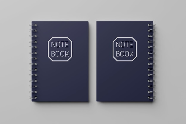 Notebook mockup