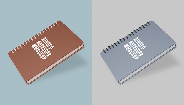 Notebook set mockup