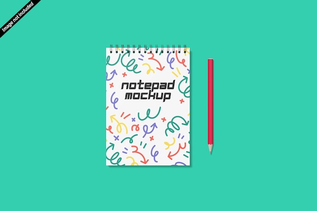 PSD notepad mockup