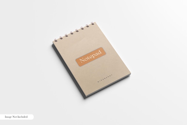 PSD notepad mockup