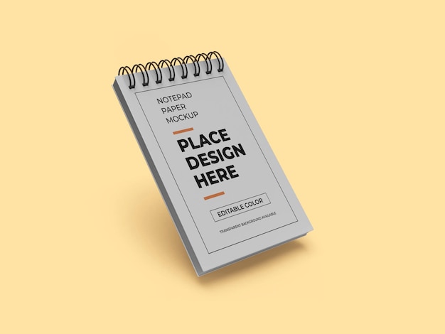 Notepad Paper Mockup