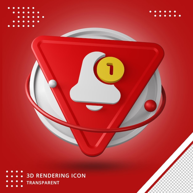 Notification 3d icon