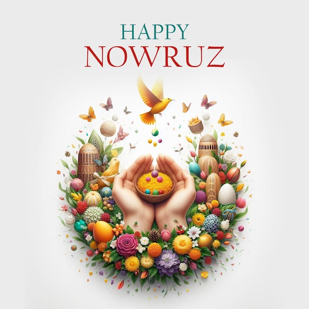 PSD nowruz social media design