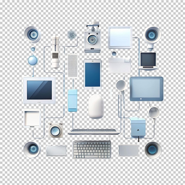 PSD nternet network communication web technology computer icon png