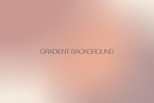 Nude and beige retro abstract gradient background with grainy texture psd