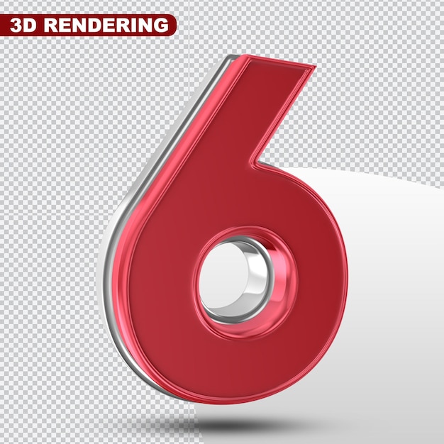 Number 0 Gold 3D Render