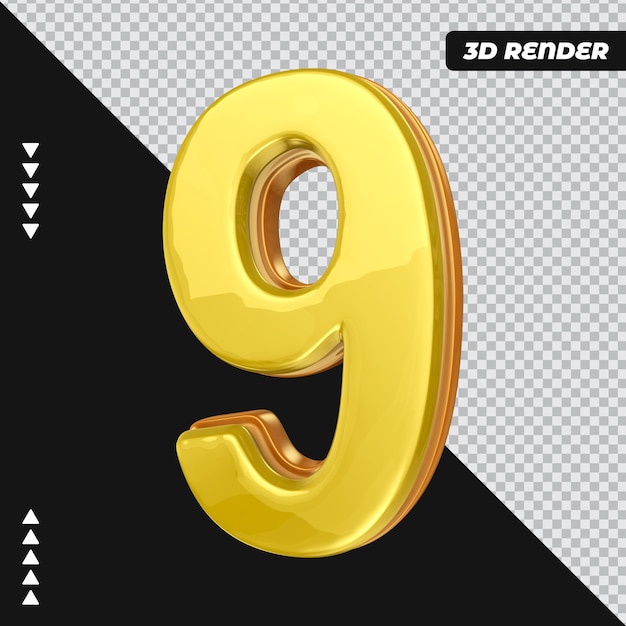 Number 3D Rendering