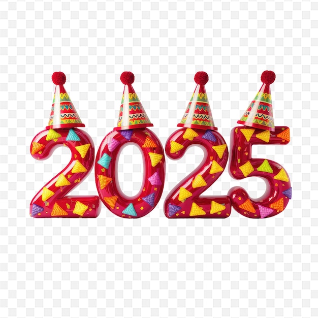 a number of christmas decorations with the number 2013 on a transparent background