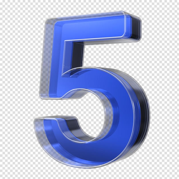 Number Class 3D Rendering